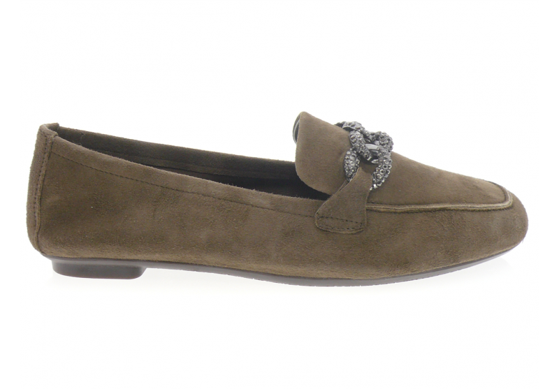 Reqins - Mocassin HOLDING - DAIM TAUPE